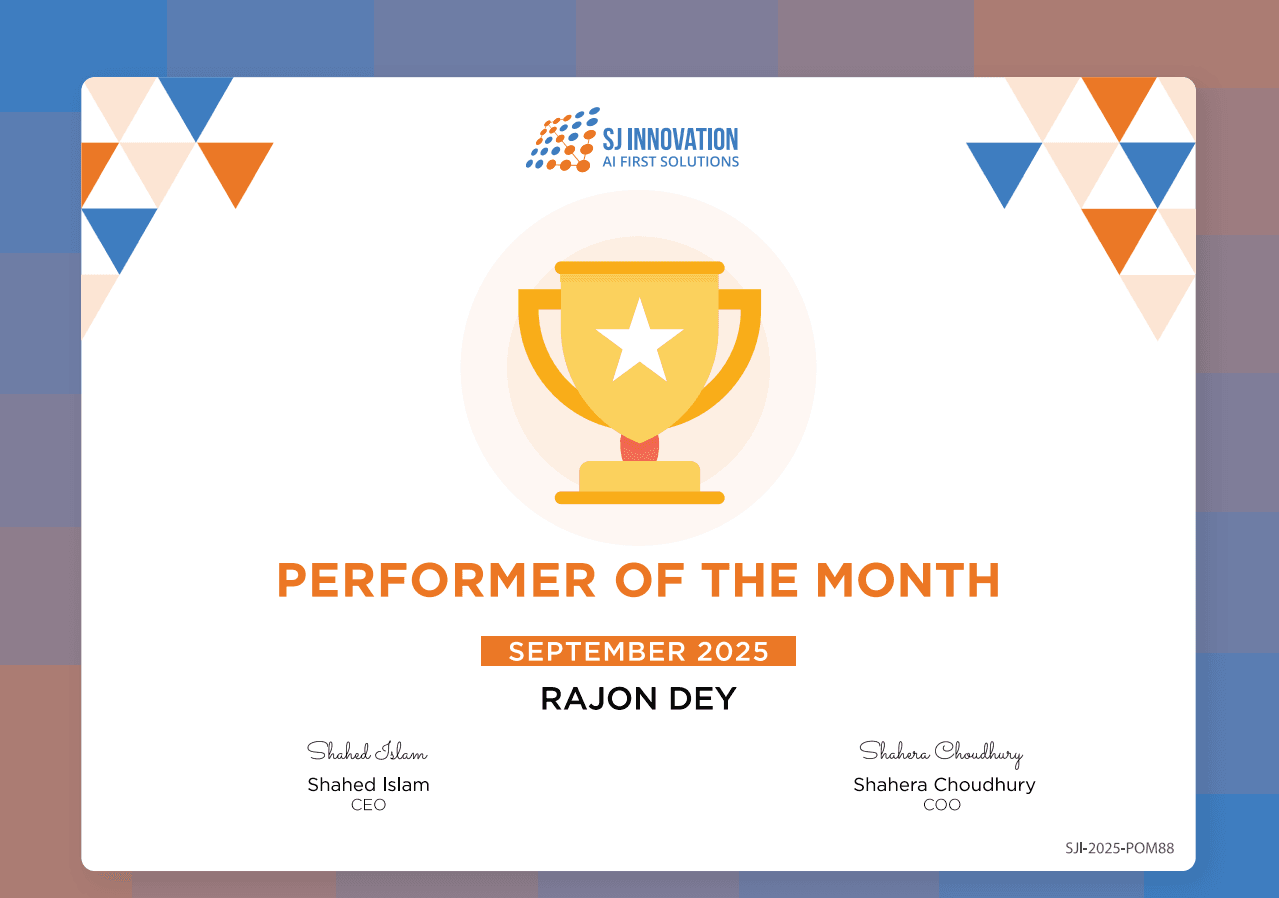 Performer of the Month - September 2025